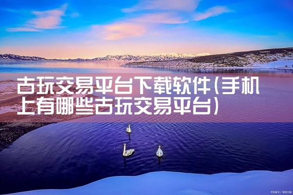 古玩交易平台下载软件