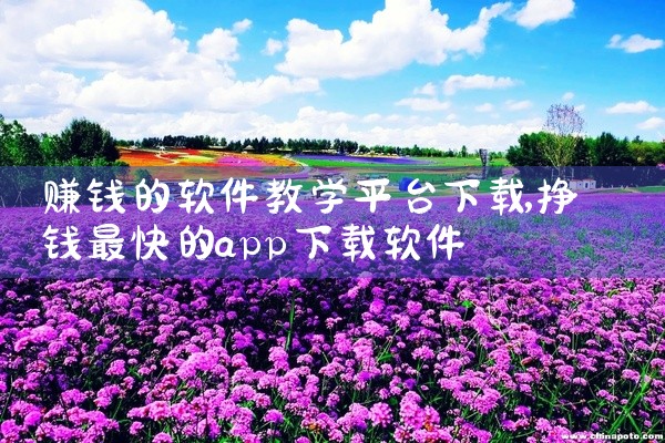 赚钱的软件教学平台下载